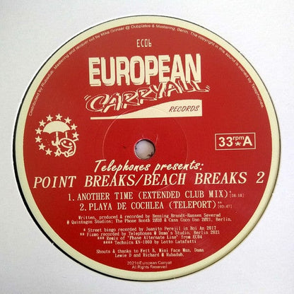 Telephones - Point Breaks / Beach Breaks 2 (12") European Carryall Vinyl