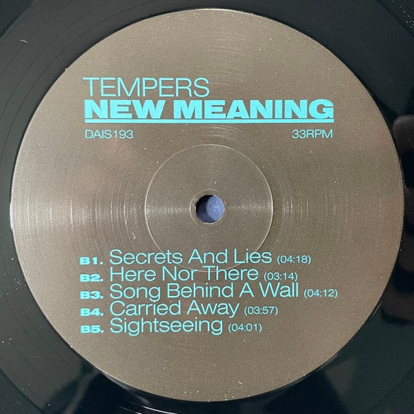 Tempers – New Meaning (LP, Dais Records, 2022) Image 4
