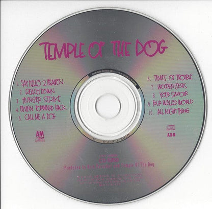Temple Of The Dog – Temple Of The Dog (CD, A&M Records, 1991) Image 3