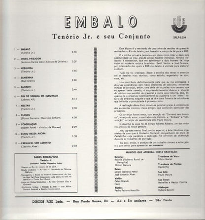 Tenorio Jr. - Embalo (LP, Shape, RE) on Mr Bongo,RGE at Further Records