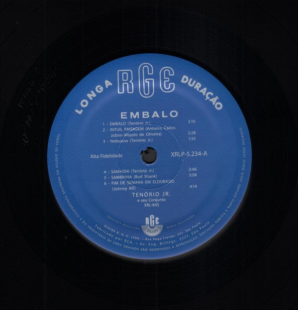 Tenorio Jr. - Embalo (LP, Shape, RE) on Mr Bongo,RGE at Further Records