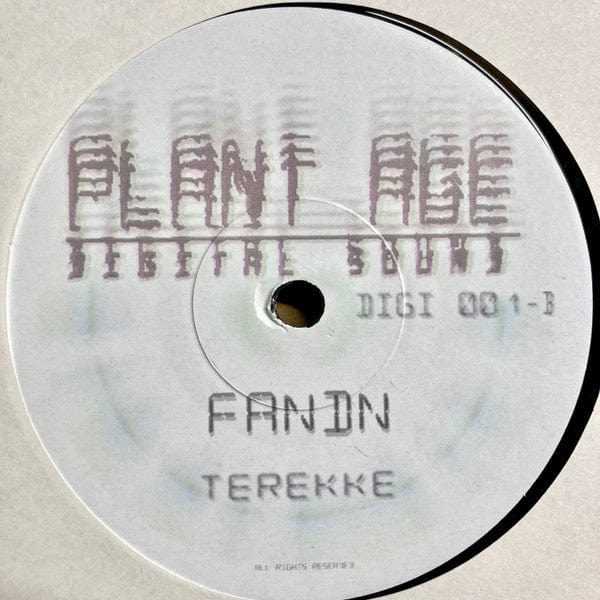 Terekke - 2 The World (7") Plant Age Digital Sound Vinyl