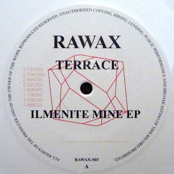 Terrace - Ilmenite Mine EP (12") Rawax Vinyl