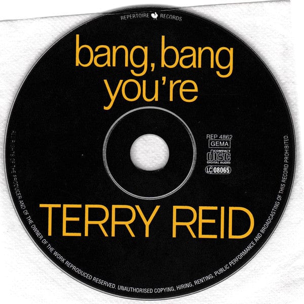 Terry Reid - Bang, Bang You're Terry Reid (CD) Repertoire Records CD 4009910486221