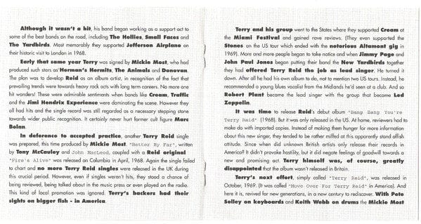 Terry Reid – Terry Reid (CD, Repertoire Records, 2000) Image 3