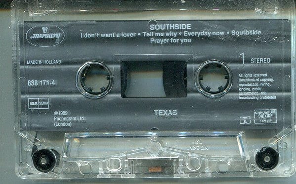 Texas - Southside (Cassette) Mercury Cassette 042283817142