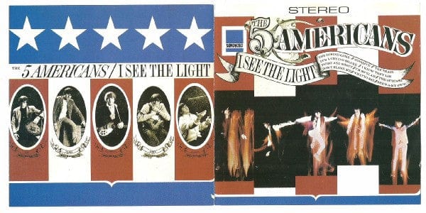 The 5 Americans* - I See The Light (CD) Sundazed Music CD 090771601827