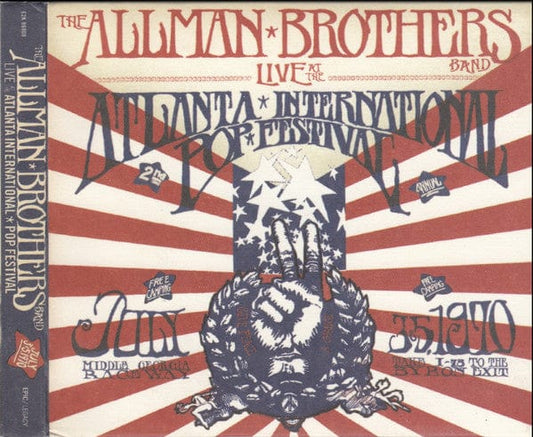 The Allman Brothers Band - Live At The Atlanta International Pop Festival July 3 & 5, 1970 (2xCD) Epic,Legacy CD 696998690929