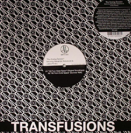 The Analog Session Featuring Alexander Robotnick & Ludus Pinsky - N5 From Outer Space / Funfare (12") on Medical Records LLC at Further Records
