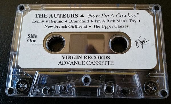 The Auteurs - Now I'm A Cowboy (Cassette) Vernon Yard Recordings,Virgin Cassette