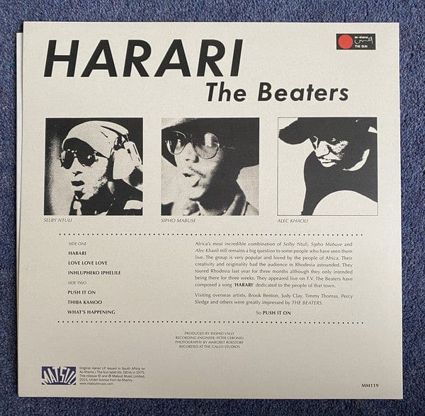 The Beaters - Harari (LP) Matsuli Music Vinyl