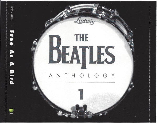 The Beatles – Free As A Bird (CD, Capitol Records, 1995) Back Cover