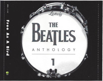 The Beatles – Free As A Bird (CD, Capitol Records, 1995) Back Cover