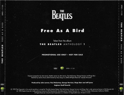 The Beatles – Free As A Bird (CD, Capitol Records, 1995) Image 3