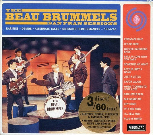 The Beau Brummels - The San Fran Sessions (3xCD) Sundazed Music CD 090771103321