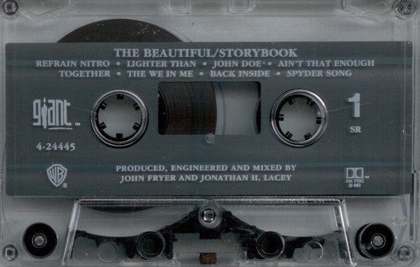 The Beautiful – Storybook (Cassette, Giant Records, 1992) Image 3