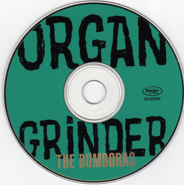 The Bomboras - Organ Grinder (CD) Dionysus Records CD 053477335427