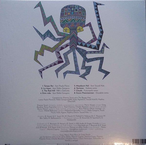 The Bongo Hop – La Ñapa (LP, Underdog Records, 2022) Back Cover