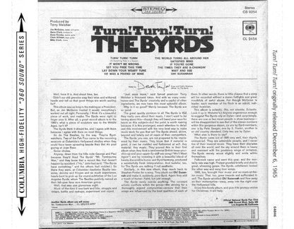 The Byrds - Turn! Turn! Turn! (CD) Columbia,Legacy CD 074646484623