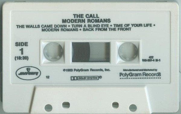 The Call - Modern Romans (Cassette) Mercury Cassette 042281030741