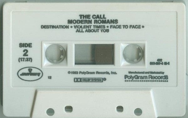 The Call - Modern Romans (Cassette) Mercury Cassette 042281030741