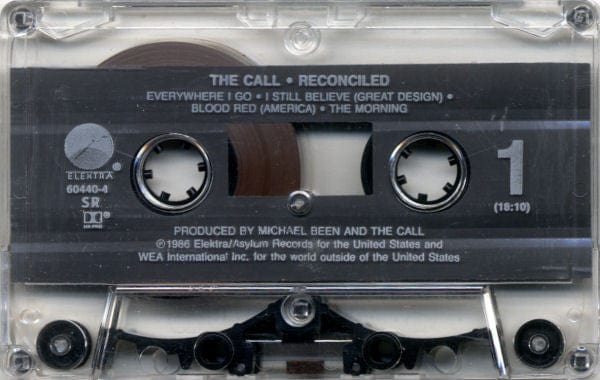 The Call - Reconciled (Cassette) Elektra,Elektra Cassette 075596044042