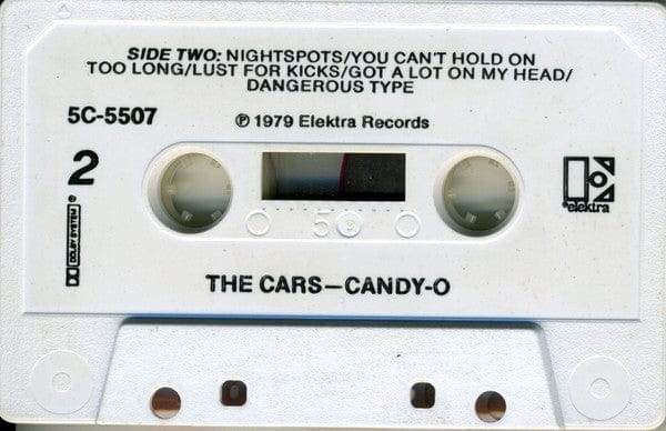 The Cars - Candy-O (Cassette) Elektra Cassette