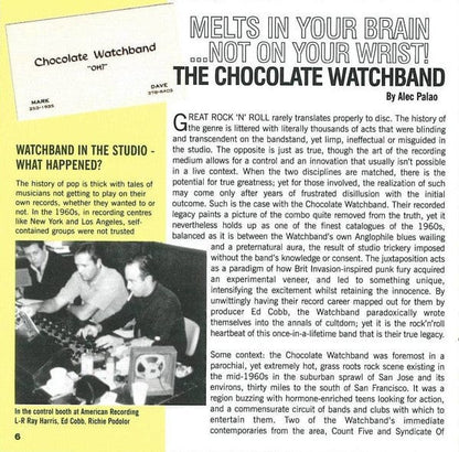 The Chocolate Watchband - Melts In Your Brain...Not On Your Wrist! (2xCD) Big Beat Records CD 029667424929