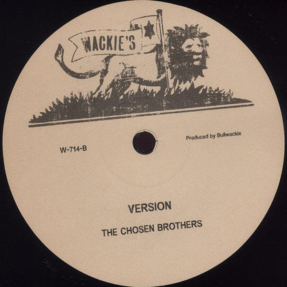 The Chosen Brothers - March Down Babylon (12") on Wackie's at Further Records