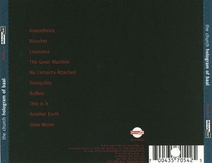 The Church – Hologram Of Baal (2xCD, Thirsty Ear, 1998) Back Cover
