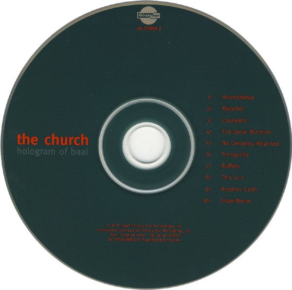 The Church – Hologram Of Baal (2xCD, Thirsty Ear, 1998) Image 3