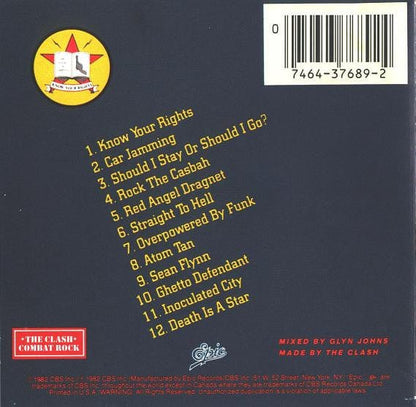 The Clash - Combat Rock (CD) Epic CD 07464376892
