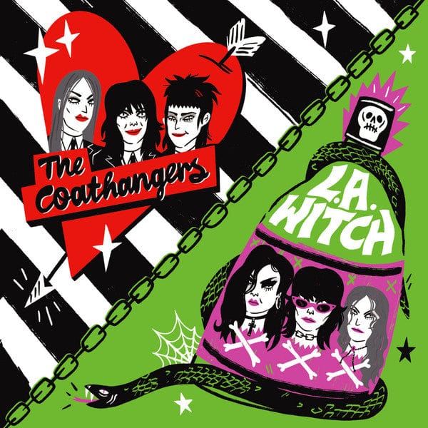 The Coathangers / L.A. Witch - One Way Or The Highway (7") on Suicide Squeeze at Further Records