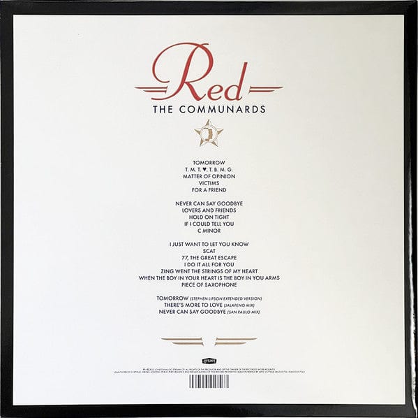 Fare Forbedre Preference The Communards - Red (LP+LP) (Red+White) – Further Records