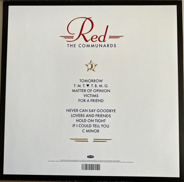 mund Forskellige Lav en seng The Communards - Red (LP) – Further Records