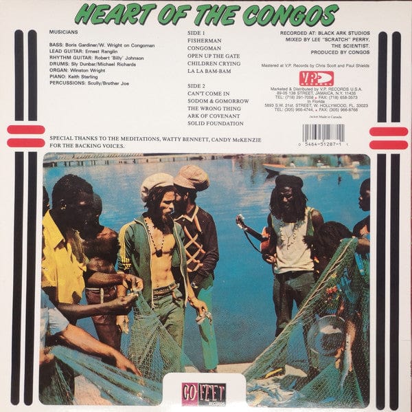 The Congos - Heart Of The Congos (LP, Album, RE) on VP Records at Further Records