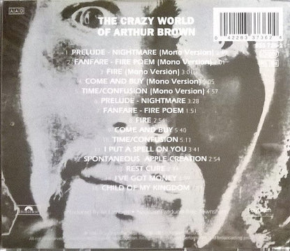 The Crazy World Of Arthur Brown – The Crazy World Of Arthur Brown (CD, Polydor) Back Cover