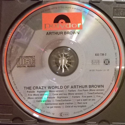 The Crazy World Of Arthur Brown – The Crazy World Of Arthur Brown (CD, Polydor) Image 3