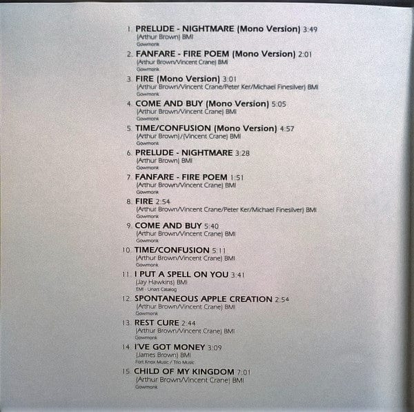 The Crazy World Of Arthur Brown – The Crazy World Of Arthur Brown (CD, Polydor) Image 4