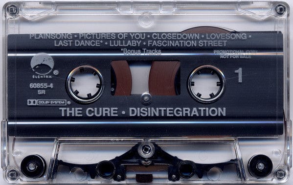 The Cure - Disintegration (Cassette) Elektra Cassette