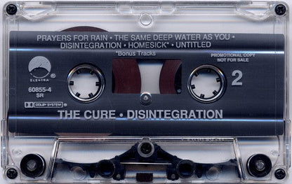 The Cure - Disintegration (Cassette) Elektra Cassette