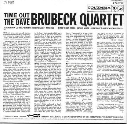 The Dave Brubeck Quartet - Original Album Classics (CD) Columbia,Legacy,Sony Music CD 0886976604929