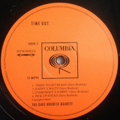 The Dave Brubeck Quartet - Time Out (LP) Columbia, Columbia, Jazz At 33⅓ rpm Vinyl 977205204893305