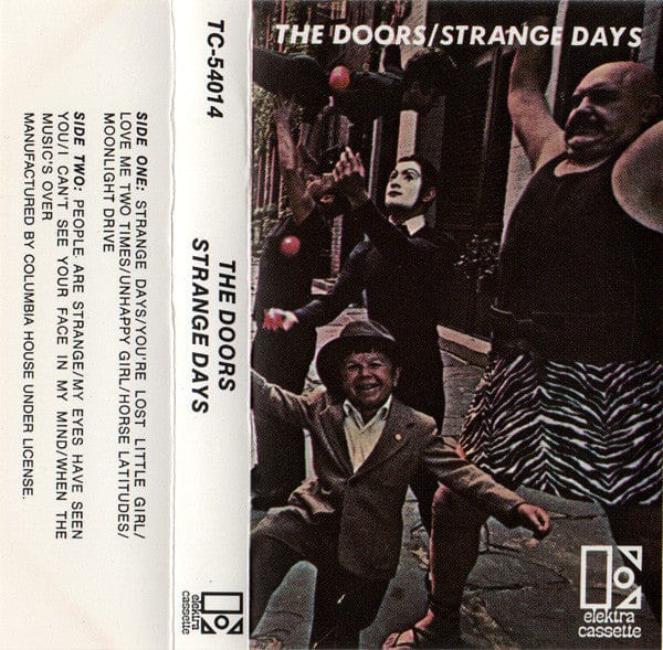 The Doors - Strange Days (Cassette) Elektra Cassette