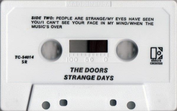 The Doors - Strange Days (Cassette) Elektra Cassette