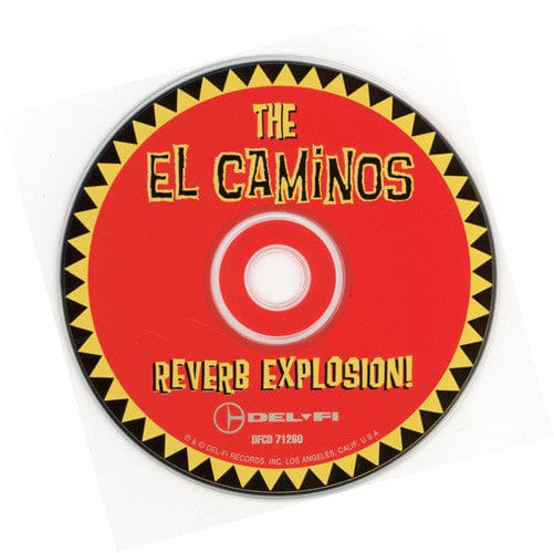 The El Caminos – Reverb Explosion! (CD, Del-Fi Records, 1997) Back Cover