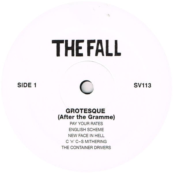 The Fall - Grotesque (After The Gramme) (LP) Superior Viaduct Vinyl 855985006130