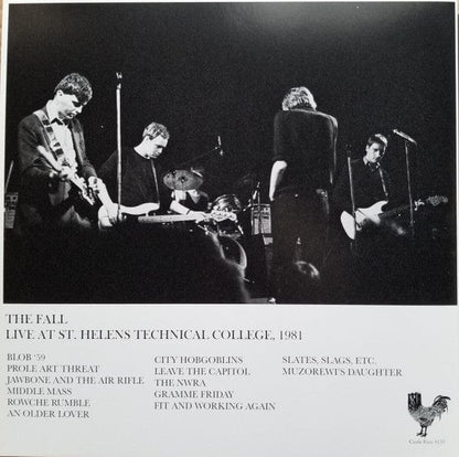 The Fall - Live At St. Helens Technical College, 1981 (LP) Castle Face Vinyl 767870664854