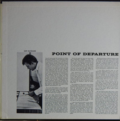 The Gary McFarland Sextet - Point Of Departure (LP) Impulse!, Impulse! Vinyl