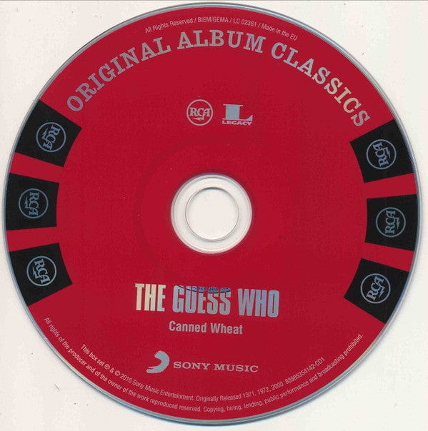 The Guess Who - Original Album Classics (Box Set) RCA,Legacy,Sony Music Box Set 889853541423
